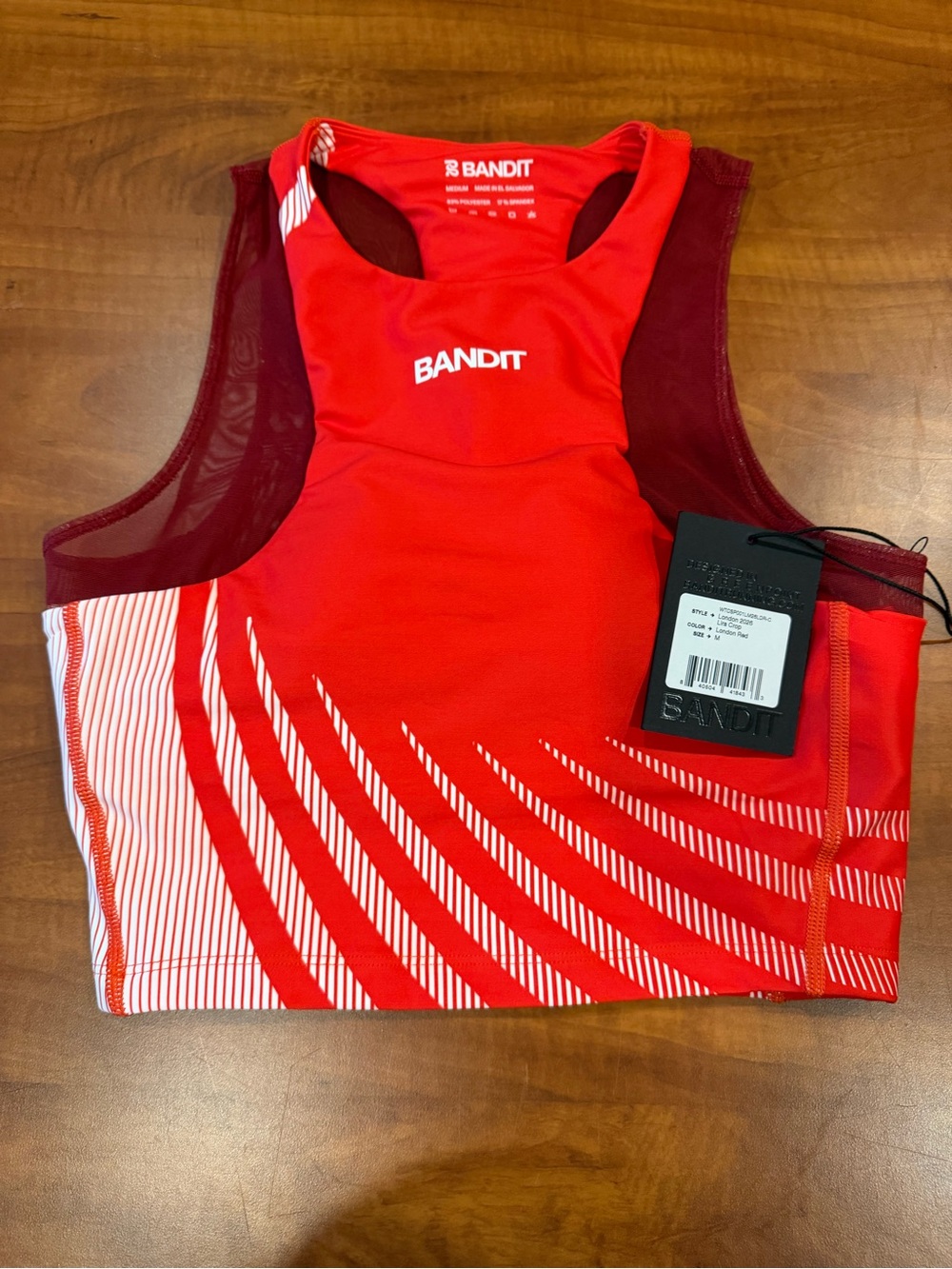 Bandit Women’s Red Crop Sports Top